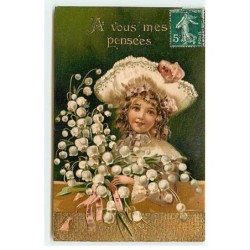 n°19679 - Carte Gaufrée - A...
