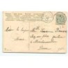 n°19696 - Carte Gaufrée - Teckel faisant le beau près d'un panier rempli de roses