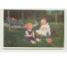 n°1973 - Pleasant Memories - Enfants et teckel - Flatscher