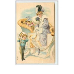 n°1098 - Carte Gaufrée -...