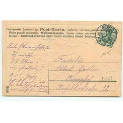 n°19748 - Carte Gaufrée - Glückliches Neues Jahr -Anges assis près de myosotis et trinquant