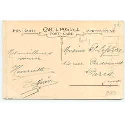 n°19763 - Florence Hardy - Bonne Année - Défilé d'enfants, au fond des moulins à vent