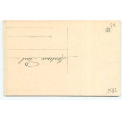 n°19782 - Bonne Année - Garçon poussant une fillette sur une chaise sur un étang gelé