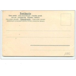 n°10986 - Carte Fantaisie - Père Noël et Bébé
