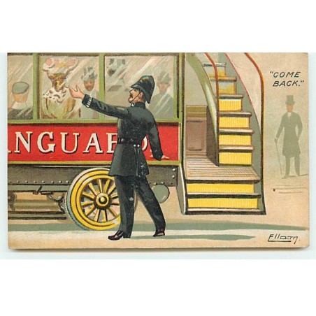 n°19805 - Ellam - Come Back - Policier anglais - Bus Anglais