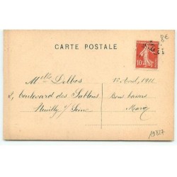 n°19827 - Pâques - Joyeuses Pâques - Poussin dans un oeuf - Carte peinte à la main