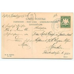 n°19830 - MM Vienne n°254 - Pâques - Fröhliche Ostern - Fillette regardant un teckel mangeant dans un oeuf