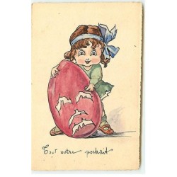 n°19836 -  Carte Peinte à...