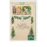 n°10991 - Carte Fantaisie Gaufrée - Joyeux Noël - Enfants avec des Jouets