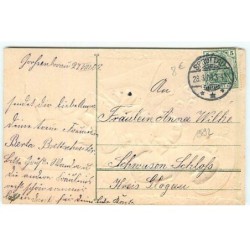 n°19892 -Carte Gaufrée - Herzlichen Glückwunsch zum Geburtstage -Garçon portant une fillette tenant un filet à papillons