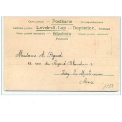 n°10997 - Carte Fantaisie - Bonne Fête - Femme et Sapin