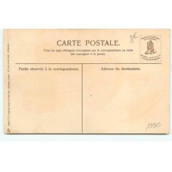 n°19915 - 1er Avril - Cette bête est d'un entêtement .... - Garçon tenant un cochon en laisse