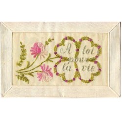 n°19951 - Carte Brodée - A...