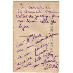 n°2002 - Carte Brodée - Messagère de Bonheur