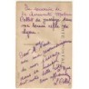 n°2002 - Carte Brodée - Messagère de Bonheur