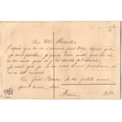n°20104 - Carte Brodée - Porte Bonheur - Trèfles