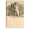 n°20148 - Carte Gaufrée - Chien prenant une photo