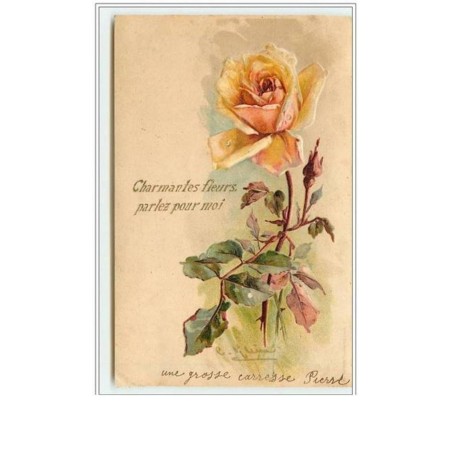 n°2018 - Catharina Klein - Carte Gaufrée - Rose