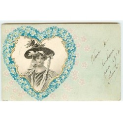 n°20200 - Carte Gaufrée -...