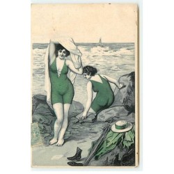 n°20212 - Jeunes femmes se...