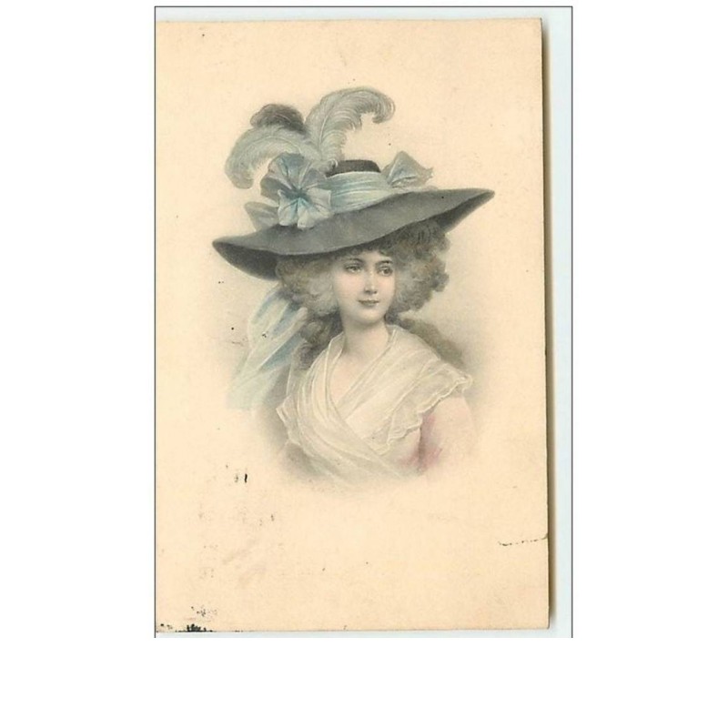 n°11027 - Carte Illustrateur - MM Vienne n°380 - Femme avec un Chapeau