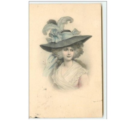 n°11027 - Carte Illustrateur - MM Vienne n°380 - Femme avec un Chapeau