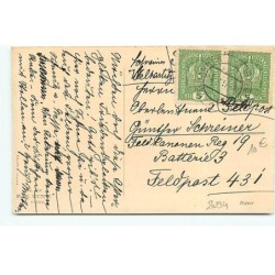 n°20234 - MM Vienne n°760 - Fröhliche Ostern - Lièvres, coq et mouton après une cloche