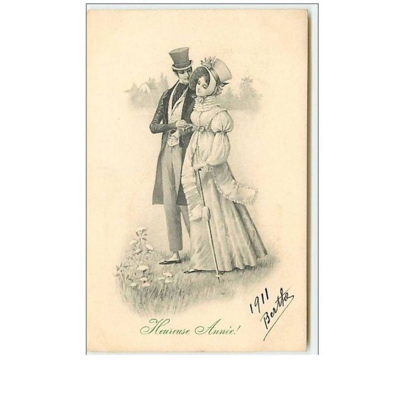 n°11028 - Carte Illustrateur - MM Vienne n°391 - Heureuse Année - Couple