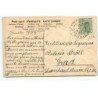n°20294 - Carte Gaufrée - Cupidon tenant une cible