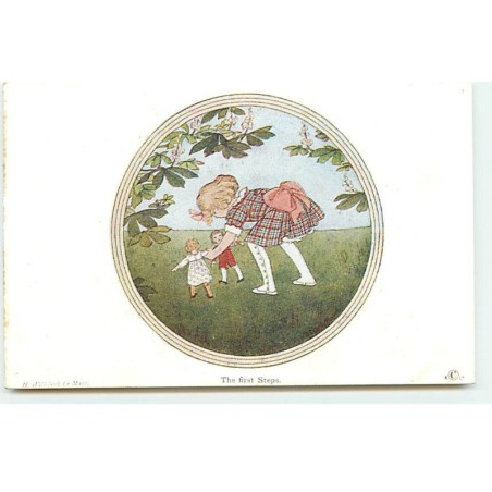 n°20312 - H. Willebeek le Mair - Mother's Little Rhyme Book - The First Steps - Poupées