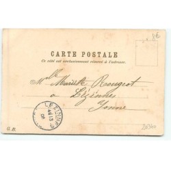 n°20340 - Joyeuses Pâques - Bébé sortant d'un oeuf entouré de poussins