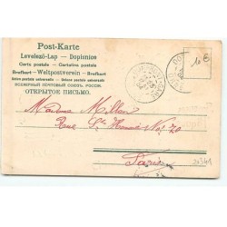 n°20341 - Carte Gaufrée - Joyeuses Pâques - Fillettes portant des oeufs avec des poussins