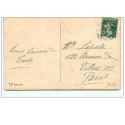 n°11038 - Carte Fantaisie - Joyeuses Pâques - Teckels ayant dérobé un panier d'oeufs