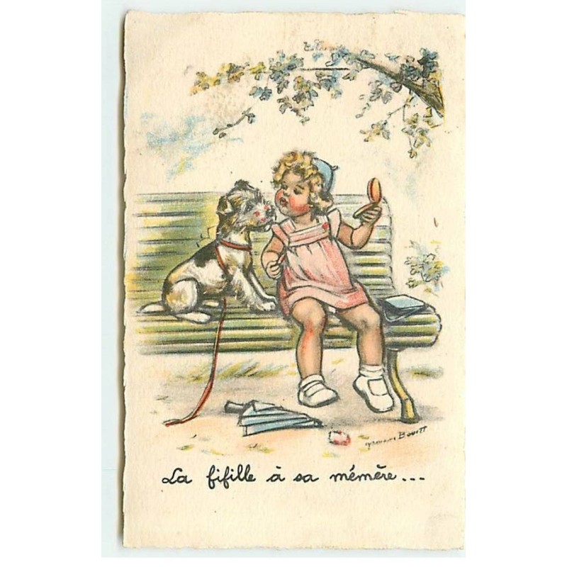 n°20362 - G. Bouret - La fifille à sa mémère