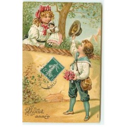 n°20374 - Carte Gaufrée -...