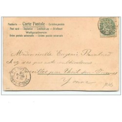 n°11045 - Carte Fantaisie - Trois chats jouant avec une marionnette