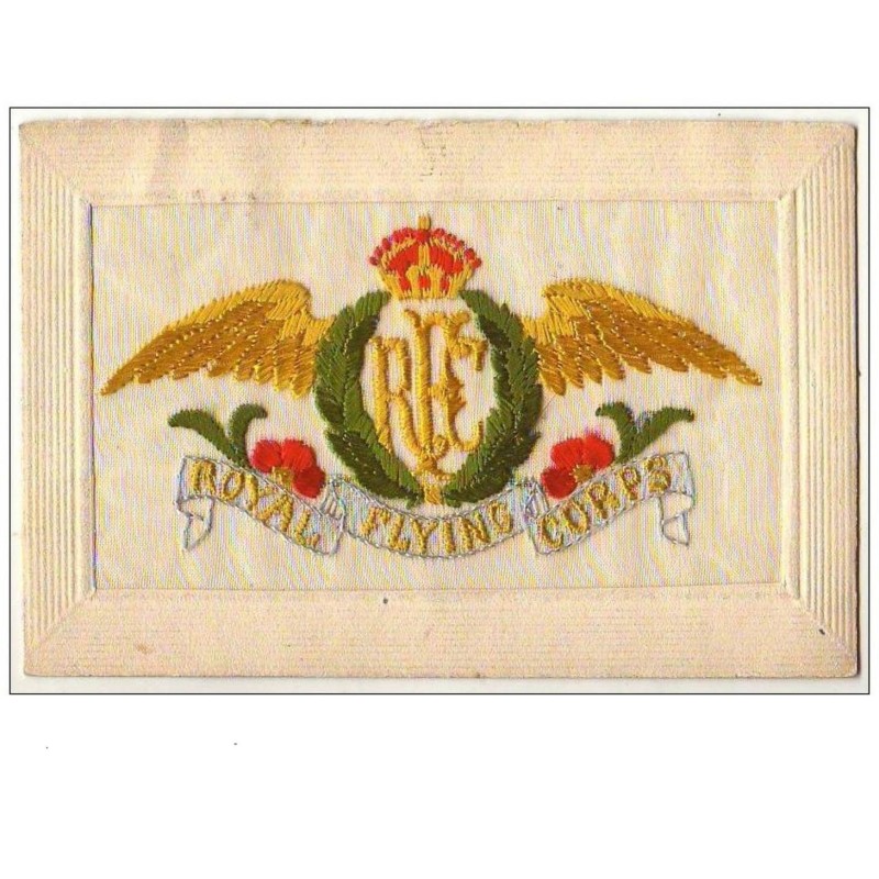 n°11054 - Carte Brodée - Royal Flying Corps