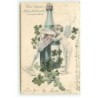 n°20428 - Ange buvant dans une flûte du champagne