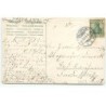 n°20433 - Carte Gaufrée - Fröhliche Weihnachten - Ange gardien tenant une guirlande de fleurs
