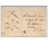 n°2054 - Carte Brodée - Prénom Louise - Pensées
