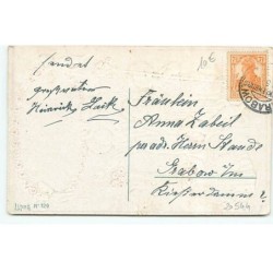 n°20544 - Carte Gaufrée - Herzlichen Glückwunsch zum Geburtstage - Un teckel et des enfants autour d'un autre