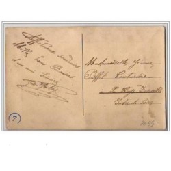 n°2055 - Carte Brodée avec pochette - Trèfle et fleurs