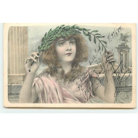 n°20563 - MM Vienne n°95 - Jeune Femme pliant une branche de Laurier
