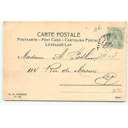n°20573 - MM Vienne n°193 - Couple de Japonais jouant avec un homard - Chien