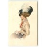 n°20614 - MM Vienne n°636 - Jeune femme portant un chapeau avec un oiseau