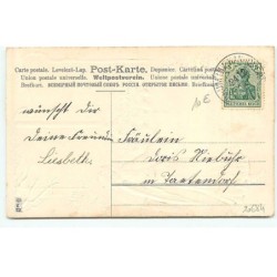 n°20684 - Carte Gaufrée - Frohliche Weihnachten - Enfants à la Fenêtre et Ange Gardien