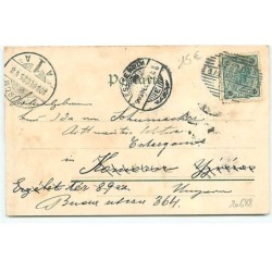 n°20688 - Carte Gaufrée - Serie 370 - Frohliche Weihnachten - Anges chantant