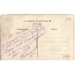 n°20702 - Carte Brodée avec rabat - Papillon et Pensées