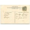 n°20737 - Carte Gaufrée - Doux Souvenir - Anges au milieu de myosotis, l'un faisant une guirlande avec des coeurs