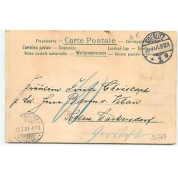 n°20747 - Postkarte mit Veilchenduft - Clapsaddle - Anges dansant au-dessus de violettes, orchestre d'insectes